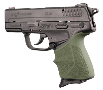 Picture of Hogue Springfield Armory XD-E 9mm/.45ACP: HandALL Beavertail Grip Sleeve - OD Green 17311