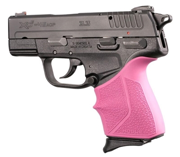 Picture of Hogue Springfield Armory XD-E 9mm/.45ACP: HandALL Beavertail Grip Sleeve - Pink 17317