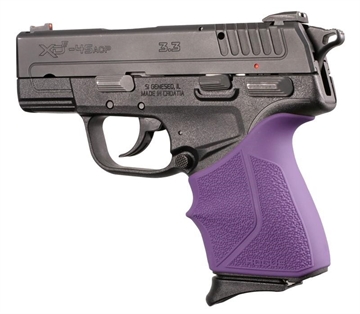 Picture of Hogue Springfield Armory XD-E 9mm/.45ACP: HandALL Beavertail Grip Sleeve - Purple 17316