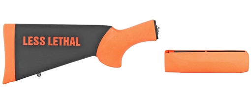 Picture of Hogue Overmolded Stock, For Less Lethal, Fits Remington 870, Orange 7431088 08742