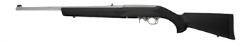 Picture of Hogue Youth Overmolded Rubber Stock for Ruger 10/22 Standard Barrel Channel Black 22040 743108220405