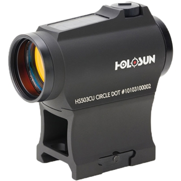 Picture of Holosun 503 Black Anodized 1 x 20 mm 2 MOA Red Dot/65 MOA Circle Multi Reticle HS503CU