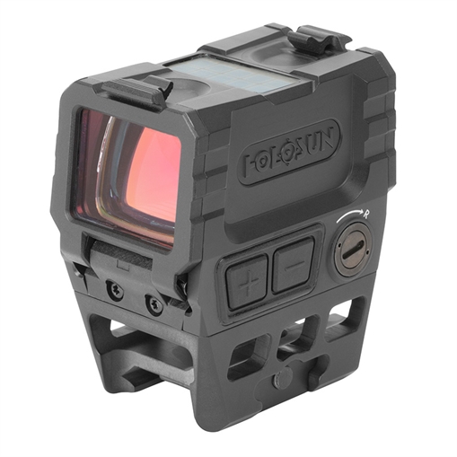 Picture of Holosun AEMS Black Anodized 1 x 1.1" x 0.87" 2 MOA Green Dot/65 MOA Circle Multi Reticle AEMS221301