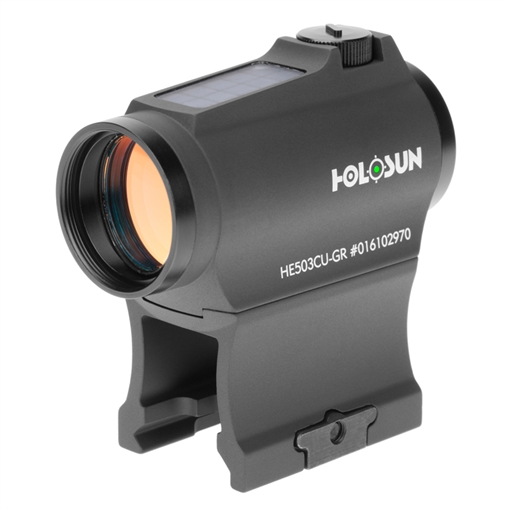 Picture of Holosun 503 Black Anodized 1x 20 mm 2 MOA Green Dot/65 MOA Circle Multi Reticle HE503CUGR