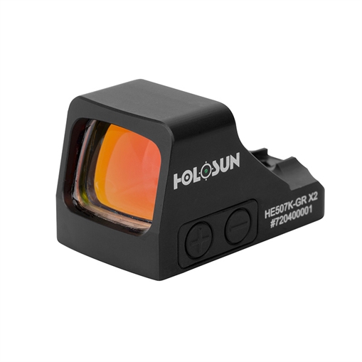 Picture of Holosun 507 Black Anodized 1 x 0.58" x 0.77" 2 MOA Green Dot/32 MOA Circle Multi Reticle HE507KGRX2