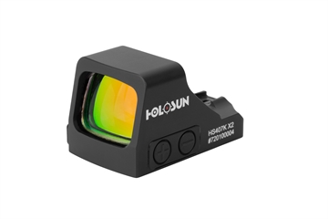 Picture of Holosun Technologies 407K-X2, Red Dot, 6 MOA Dot, Black Color, Side Battery HS407K X2 HS407KX2