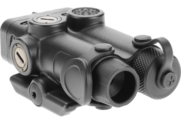 Picture of Holosun Technologies LE221, Red Laser w/IR, Fits 1913 Picatinny Rail, Matte Finish, Black, Includes Remote Switch LE221-RD-IR