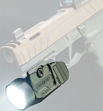 Picture of Holosun Technologies P.ID-K-PLUS, Weapon Mounted Light/laser, 1000 Lumen, Green Laser, Fits Pistol and Picatinny, Anodized Finish, Black P.ID-K-PLUS PIDKPLUS