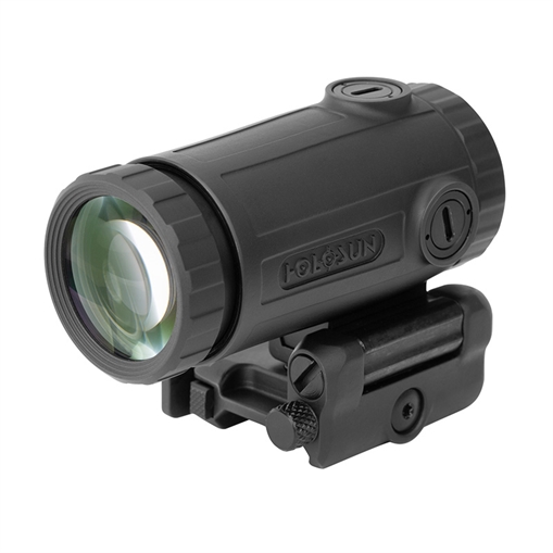 Picture of Holosun Technologies HM3X, 3X Magnifier, Titanium, Black Finish, Quick Release Side Flip Mount, Absolute or Lower 1/3 Co-witness HM3XT