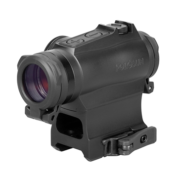 Picture of Holosun Technologies Micro Red Dot, 2MOA Dot with 65MOA Circle or 2 MOA Dot, QR Mount ARD Flip Caps, Side Battery, Black HS515GM