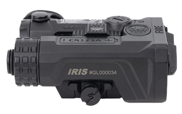 Picture of Holosun Technologies IRIS 3, Triple Function, Rifle Illuminator & Laser/Infrared System, Green/IR Laser, IR Illuminator, Fits Picatinny, Remote Dual Activated Button, Anodized Finish, Black IRIS-GR3