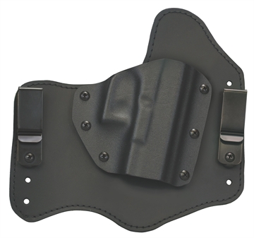 Picture of Homeland Homeland Hybrid IWB Black Leather Belt Clip Fits Sig P228 Right Hand HLHSIGP228