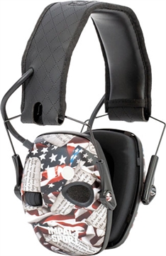 Picture of Howard Leight Impact Sport Shooting Electronic Ear Muffs with Bluetooth 21dB 2nd Amendment R-02545