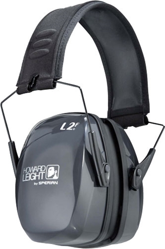 Picture of Howard Leight Leightning L2F Slim Passive Muff 27 dB Over the Head Gray/Black Adult R01525