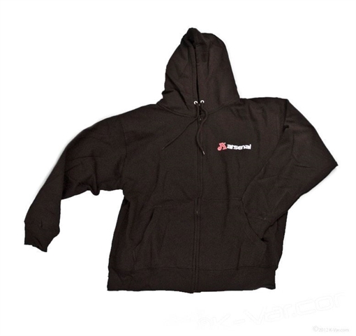 Picture of Hoodies BlackZipper Front with Arsenal Logo - ARS-H