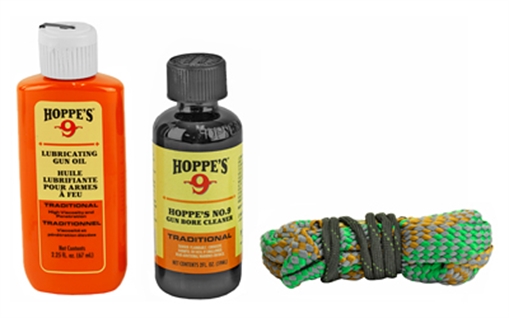 Picture of Hoppe's 1-2-3 Done Cleaning Kit 40 Cal/ 10mm Pistols (Clam Pack) 110040