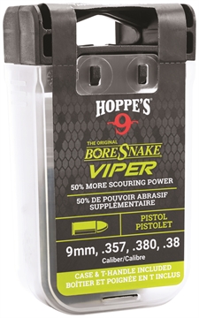 Picture of BoreSnake BoreSnake Viper, Bore Cleaner, For 9MM Pistols, Storage Case With Handle 24002VD