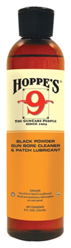 Picture of HOPPES NO 9 BLACK PWDR BORE CLEANER/LUBRICANT 8 OZ BOTTLE ( 24 PER CASE ) 00999
