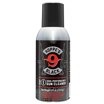 Picture of Hoppe's Black 4 oz Aerosol Gun Cleaner with Straw, Can HBC4A
