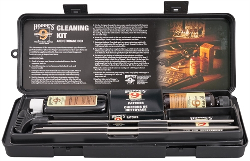 Picture of Hoppe's Bench Rest Universal Cleaning Kit, For Shotguns and Rifles, With Storage Box BRUO