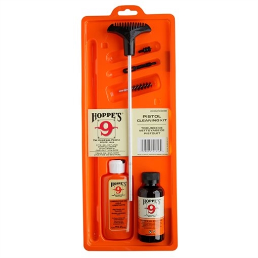 Picture of Hoppe's Pistol Cleaning Kit 38 / 357 Cal / 9mm (Clam Pack) PCO38B