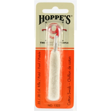 Picture of HOPPES PISTOL CLEANING SWAB COTTON 35/38 CALIBER ( 10 PER CASE ) 1323