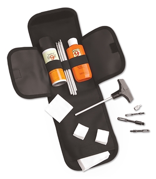 Picture of Hoppe's Universal Field Cleaning Kit Multi-Caliber/Black Compact Soft-Sided Case FC2