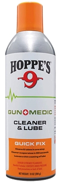Picture of Hoppe's Gun Medic, Cleaner & Lube - Quick Fix, Liquid, 10oz, Aerosol Can GM2
