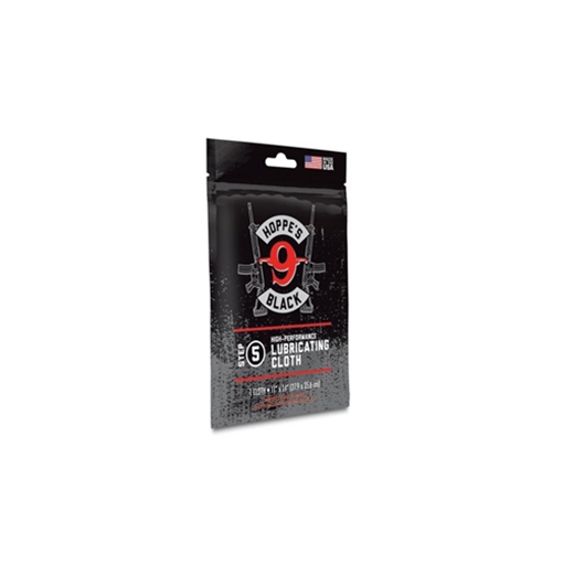 Picture of Hoppe's Black Lube Cloth Treated with Hoppe's Black Oil 11" x 14" Resealable Bag HBLC