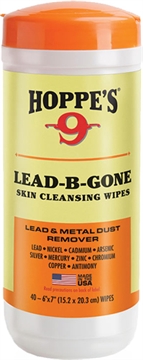 Picture of Hoppes Lead-B-Gone Skin Cleansing Wipes 40/ct LBG40