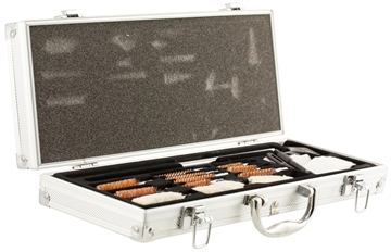 Picture of Hoppe's Universal Accessory Cleaning Kit Multi-Caliber/Silver Hard Case UAC76