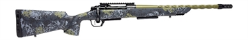 Picture of Horizon Firearms HRF-VE2-22CM-22R Venatic 2 22 Creedmoor 22" Sage Green Spiral Fluted Threaded Barrel, Black DLC Receiver w/Picatinny Rail, Arca Rail Forend, Artic Moss Iota EKO X Carbon Fiber Stock