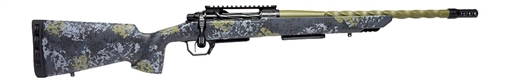 Picture of Horizon Firearms HRF-VE2-280A-22R Venatic 2 280 Ackley Improved 22" Sage Green Spiral Fluted Threaded Barrel, Black DLC Receiver w/Picatinny Rail, Arca Rail Forend, Artic Moss Iota EKO X Carbon Fiber