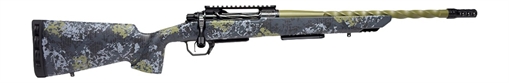 Picture of Horizon Firearms HRF-VE2-7MBC-16R Venatic 2 7mm BC 16" Sage Green Spiral Fluted Threaded Barrel, Black DLC Receiver w/Picatinny Rail, Arca Rail Forend, Artic Moss Iota EKO X Carbon Fiber Stock