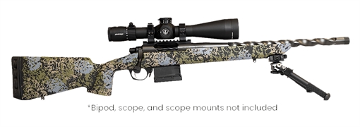 Picture of Horizon Firearms Vandal X 22 Creedmoor 18" Black Fluted Threaded Barrel, Drilled & Tapped Receiver, Iota EKO X Carbon Fiber Stock RF006P221816T12