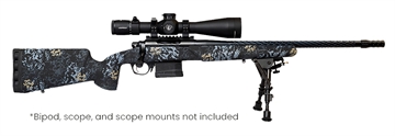Picture of Horizon Firearms Vandal Prime 25 Creedmoor 22" Black Spiral Fluted Threaded Barrel, Drilled & Tapped Receiver, Textured Iota EKO Carbon Fiber Stock RF017S472214T19