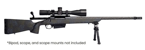 Picture of Horizon Firearms Vandal Carbon II 300 PRC 22" Black Fluted Barrel, Black Drilled & Tapped Receiver, Black Iota EKO X Carbon Fiber Stock RF019C232216C20