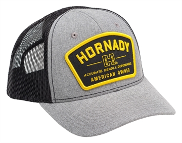 Picture of HORN 99236 HORNADY GRY & BLK MESH HAT 090255992366