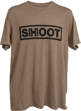 Picture of Hornady Shoot Brown Tri-Blend Short Sleeve Large 99606L