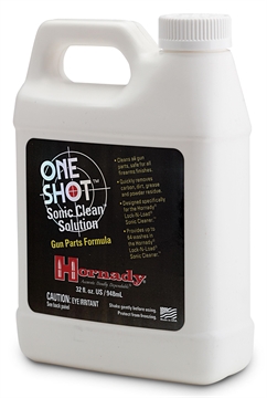Picture of Hornady One Shot Sonic Clean Against Grease Dust Oil 32 oz Bottle 043360
