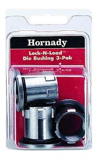 Picture of Hornady Lock-N-Load Die Bushing Metal Works With Lock N Load Reloading Press 3 Pack 044093