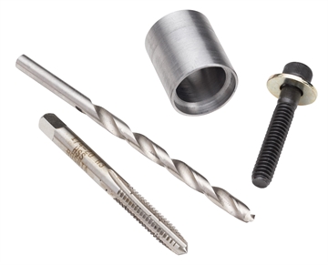 Picture of Hornady Stuck Case Remover Silver Multi Caliber Includes #7 drill and 1/4 inch 20 tap 050033