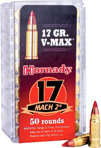 Picture of Hornady Varmint Express 17 HM2 17 gr Hornady V Max 50 Per Box/ 100 Case 83177