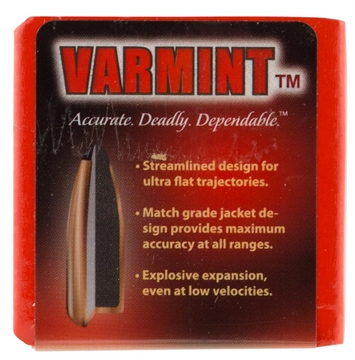 Picture of Hornady Traditional Varmint 22 Cal .224 50 gr Spire Point SX 100 Per Box/ 40 Case 2240