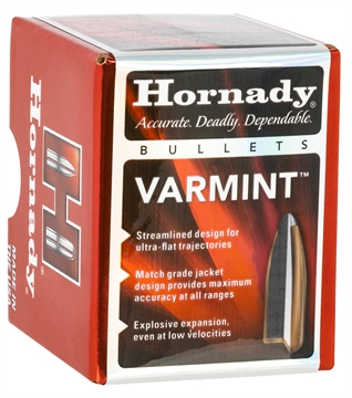 Picture of Hornady Traditional Varmint 22 Cal .224 55 gr Soft Point 100 Per Box/ 40 Case 2266