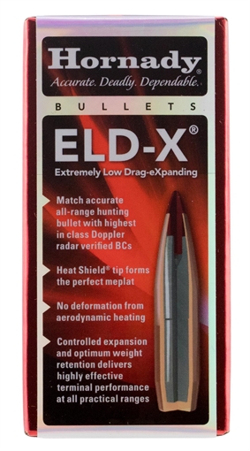 Picture of Hornady ELD-X 25 Cal .257 110 gr Extremely Low Drag eXpanding 100 Per Box/ 25 Case 25418