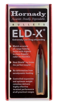 Picture of Hornady ELD-X 25 Cal .257 110 gr Extremely Low Drag eXpanding 100 Per Box/ 25 Case 25418