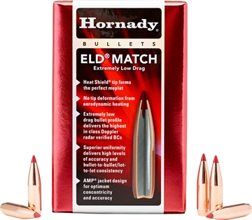 Picture of Hornady 6.5mm .264 147gr Extremely Low Drag-Match 500 Per Box/6 Case 263331