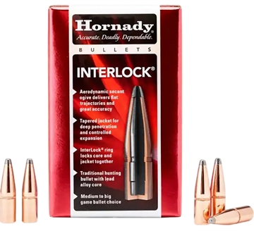 Picture of Hornady InterLock 30 Cal .308 150 gr Spire Point 100 Per Box/ 15 Case 3031