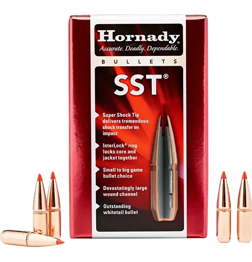 Picture of Hornady SST, .308 Diameter, 30 Caliber, 165 Grain, Ballistic Tip, 100 Count 30452